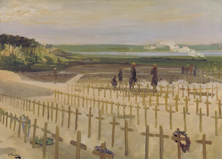 The Cemetery, Etaples, 1919 by John Lavery